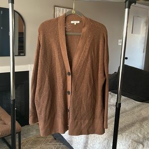 Woven cardigan